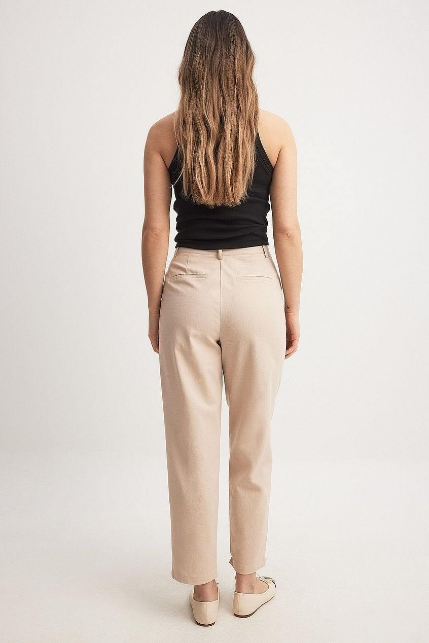 Linen-blend Chinos