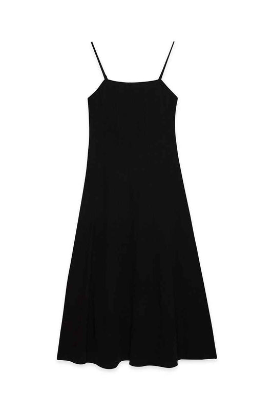 Na-kd Linen Blend Seam Detail Maxi Dress