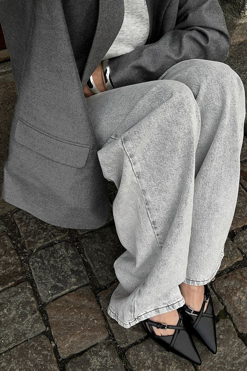 Loose Low Waist Long Jeans