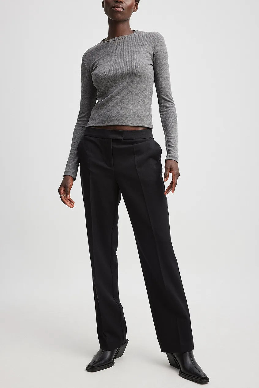 Low Waist Suit Pants