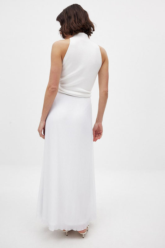 Na-kd Maxi Plissé Skirt