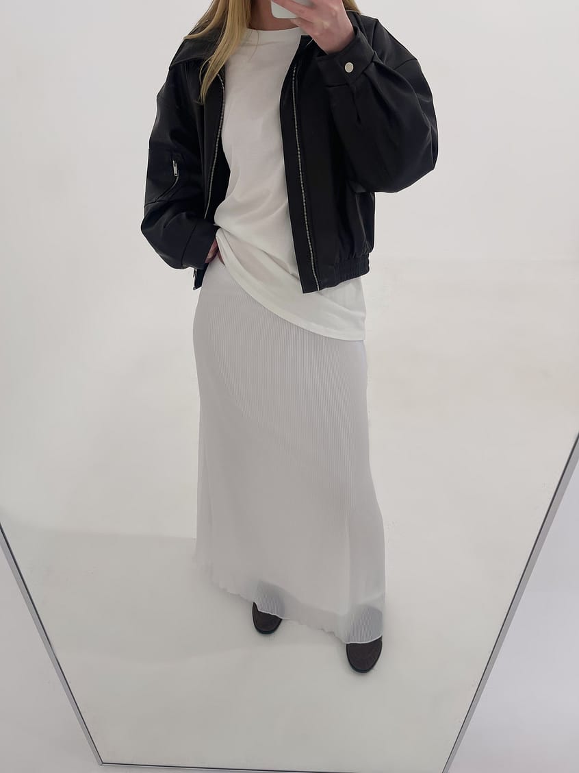 Na-kd Maxi Plissé Skirt