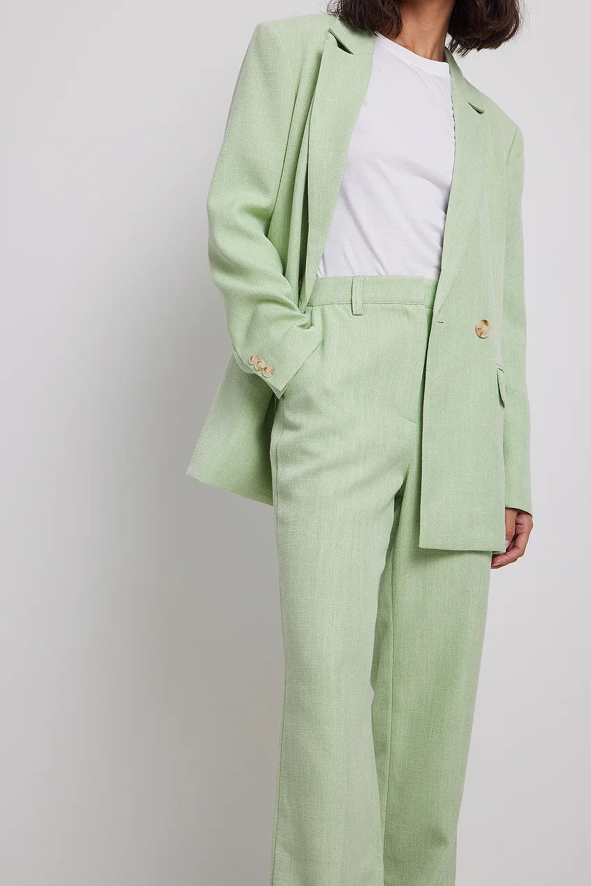 Melange Double Breasted Blazer