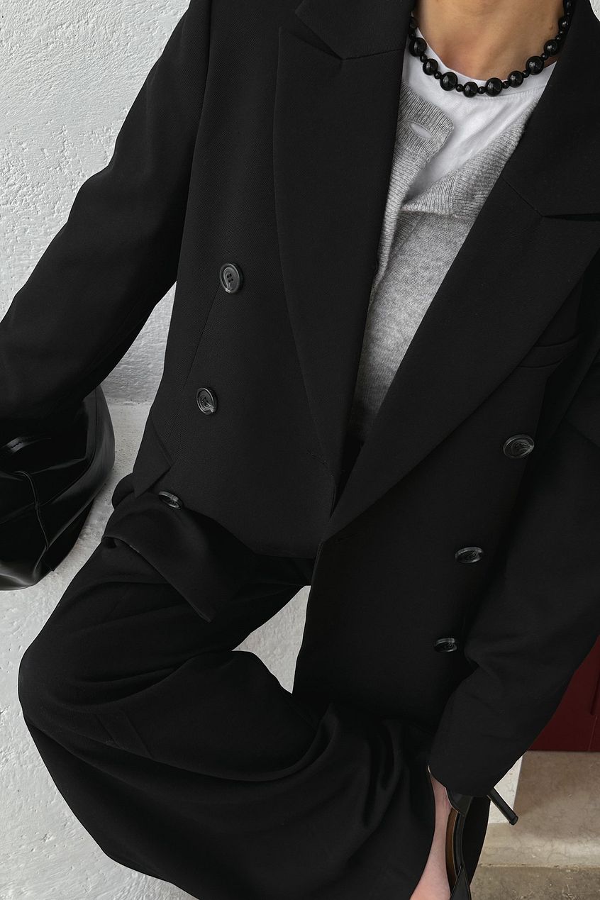 Double Breasted Blazer Jacket