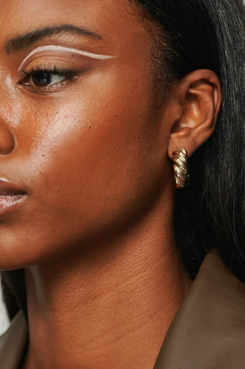 3-pack Mixed Size Hoops Gold