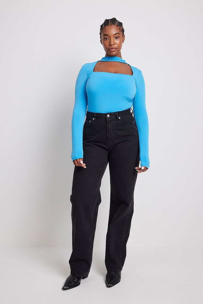 Choker Square Neck Top