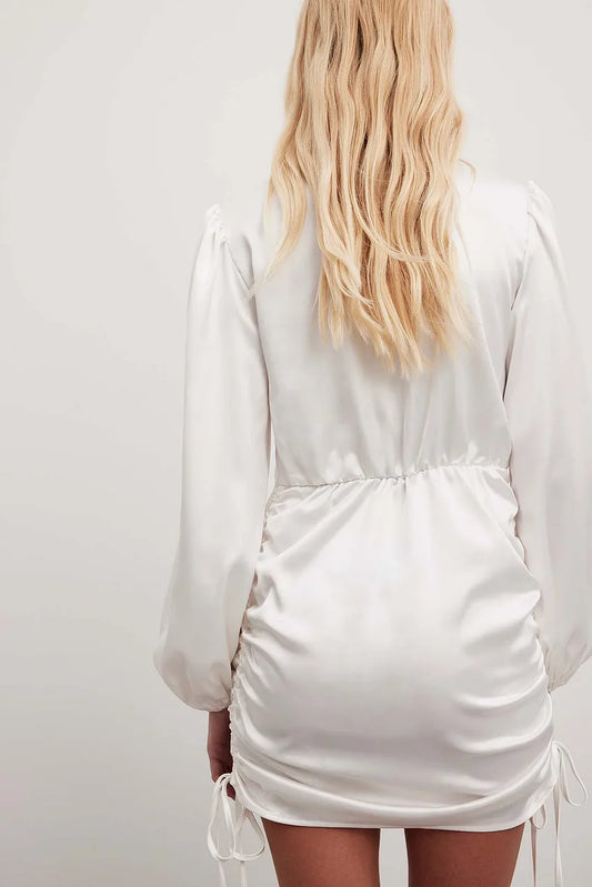 Drawstring Mini Dress