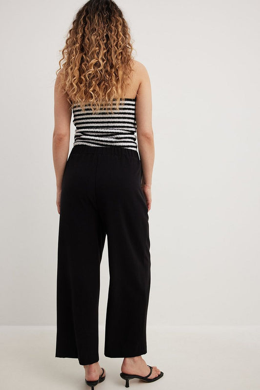 Elastic Waistband Culottes