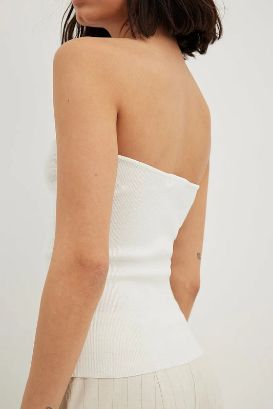 Fine Knitted Tube Top