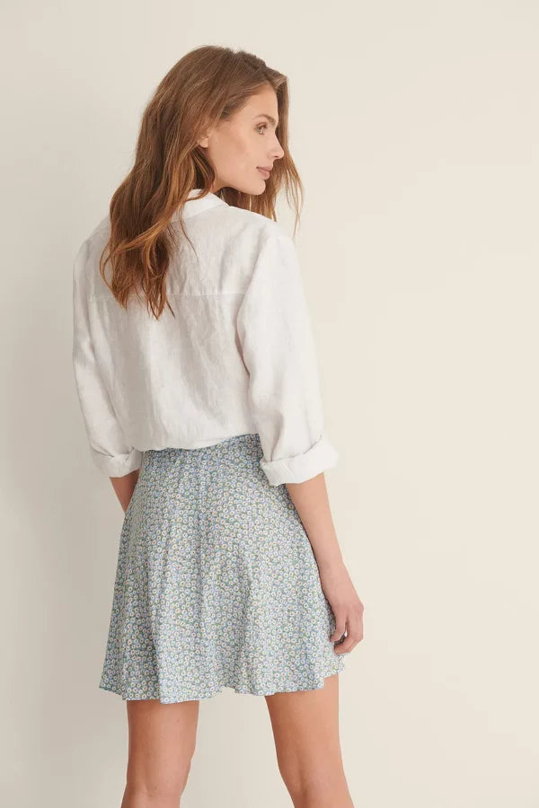 Flowy Mini Circle Skirt