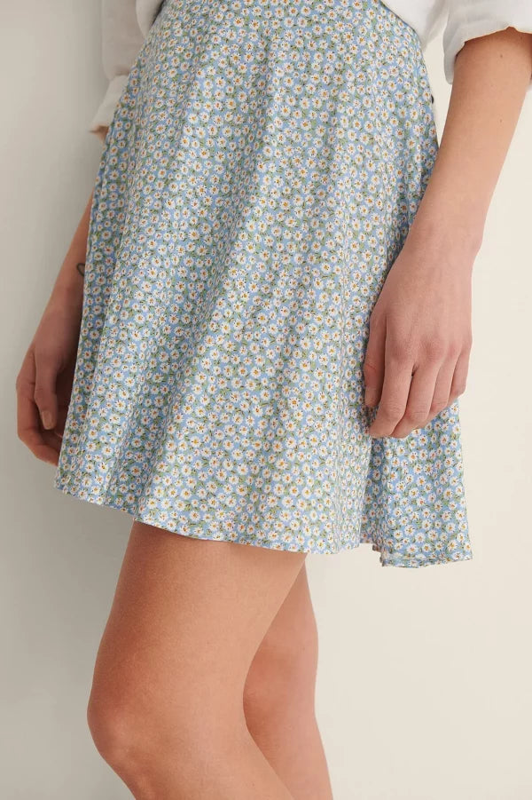 Flowy Mini Circle Skirt