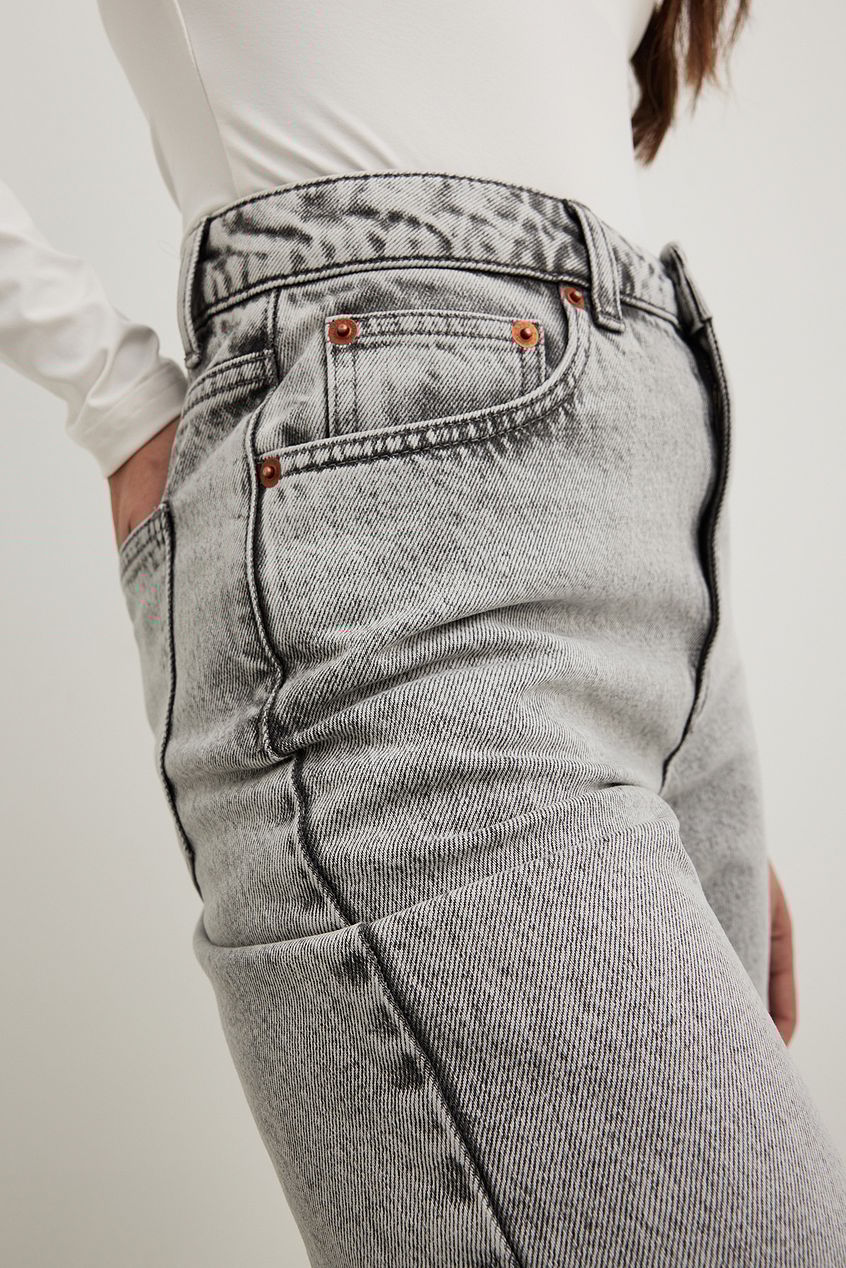 Straight High Waist Jeans