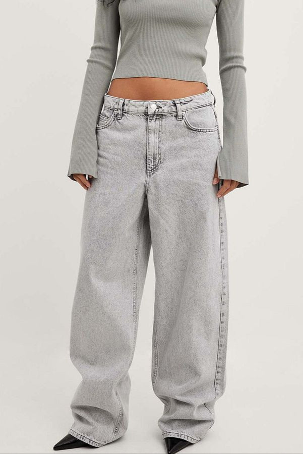 Loose Low Waist Long Jeans