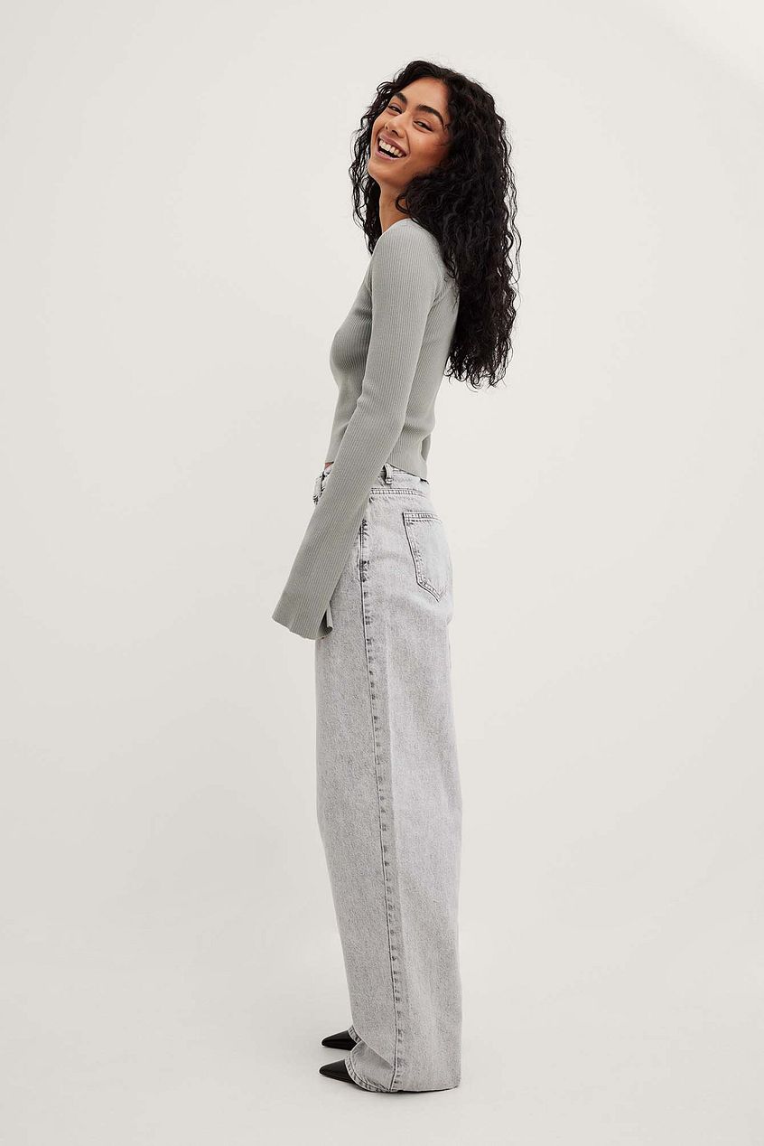 Loose Low Waist Long Jeans