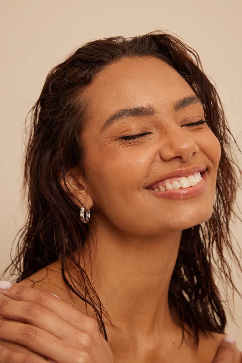 Midi Crafted Silver Plated Hoops Silver