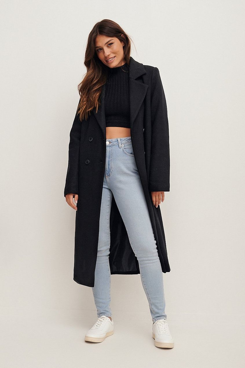 High Waist Slim Denim