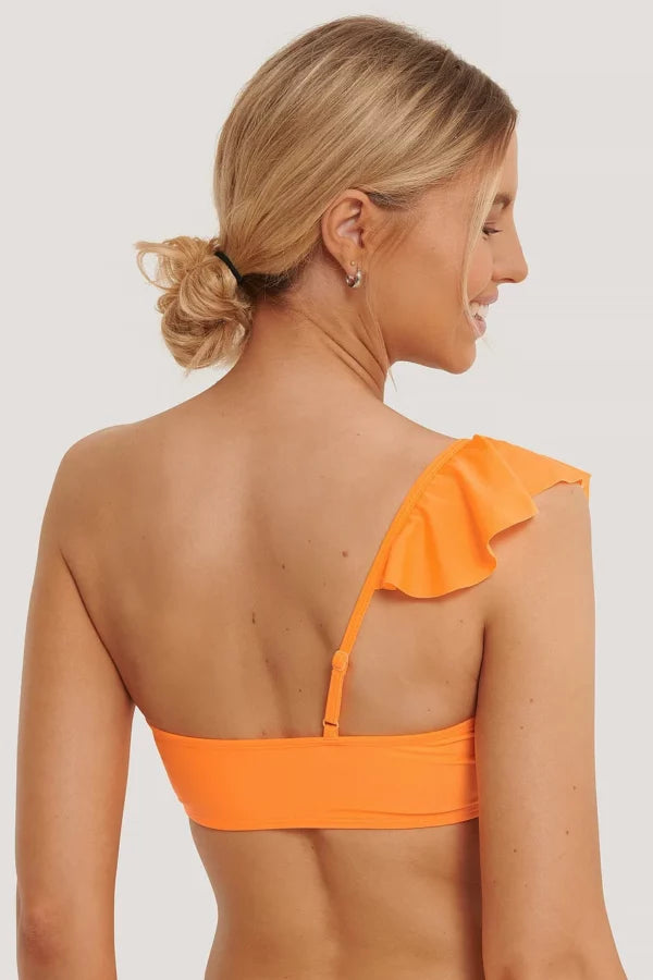 One Flounce Shoulder Bikini Top