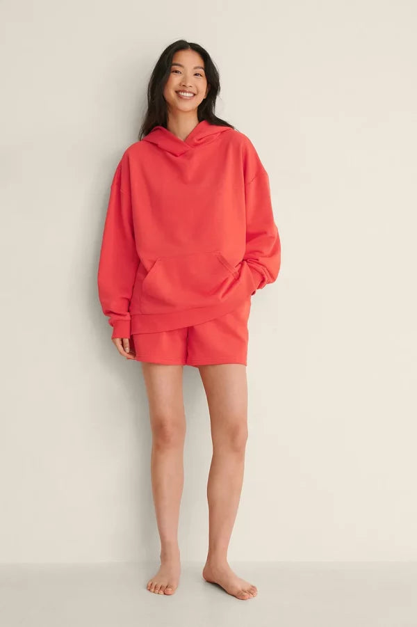 Elastic Waist Sweat Shorts