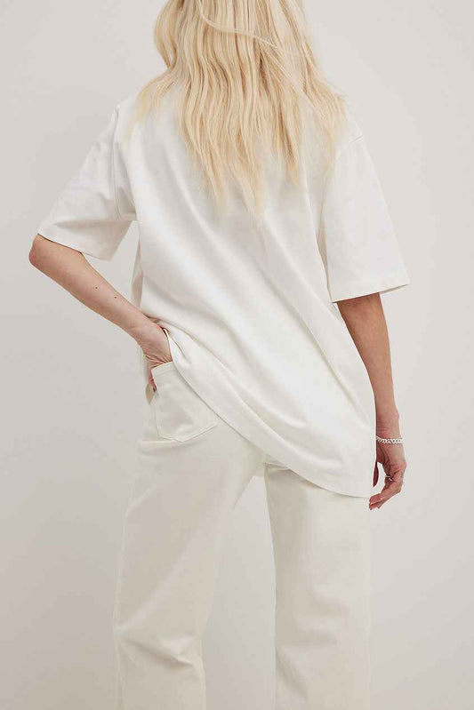 Na-kd Oversized Detail T-shirt