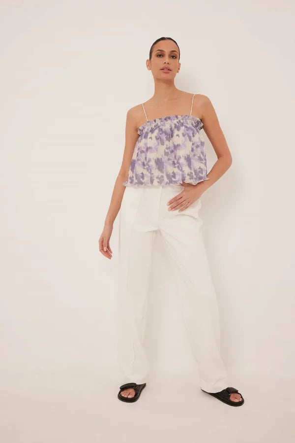 Pleated Strap Singlet