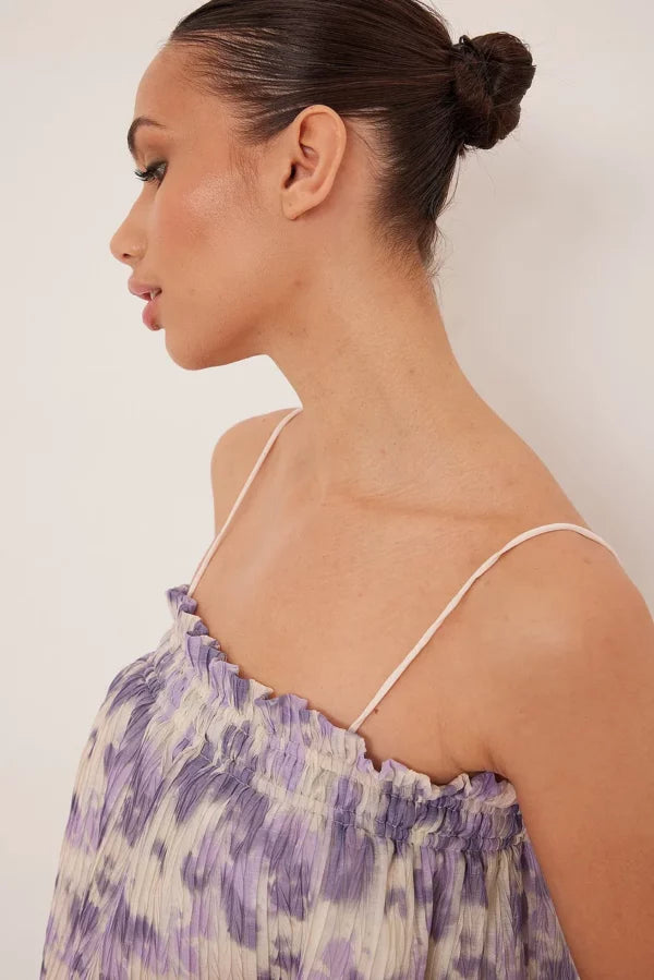 Pleated Strap Singlet