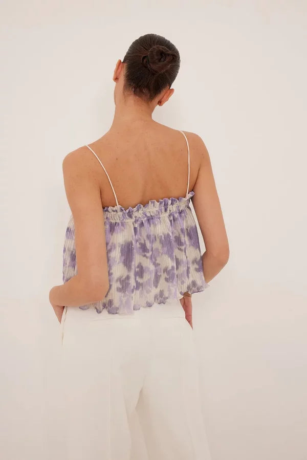 Pleated Strap Singlet