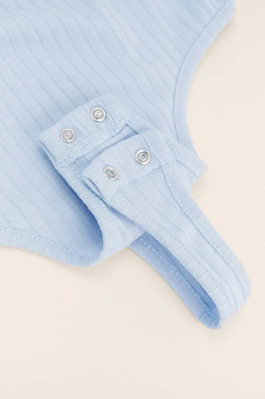 High Neck Ribbed Body