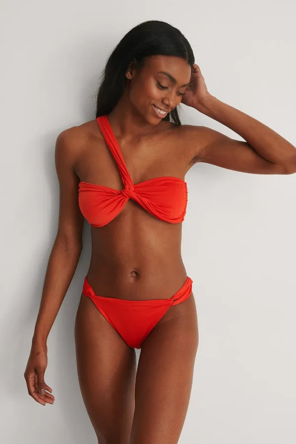 Recycled Twisted High Cut Bikini Panty
