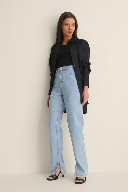 Side Slit Denim
