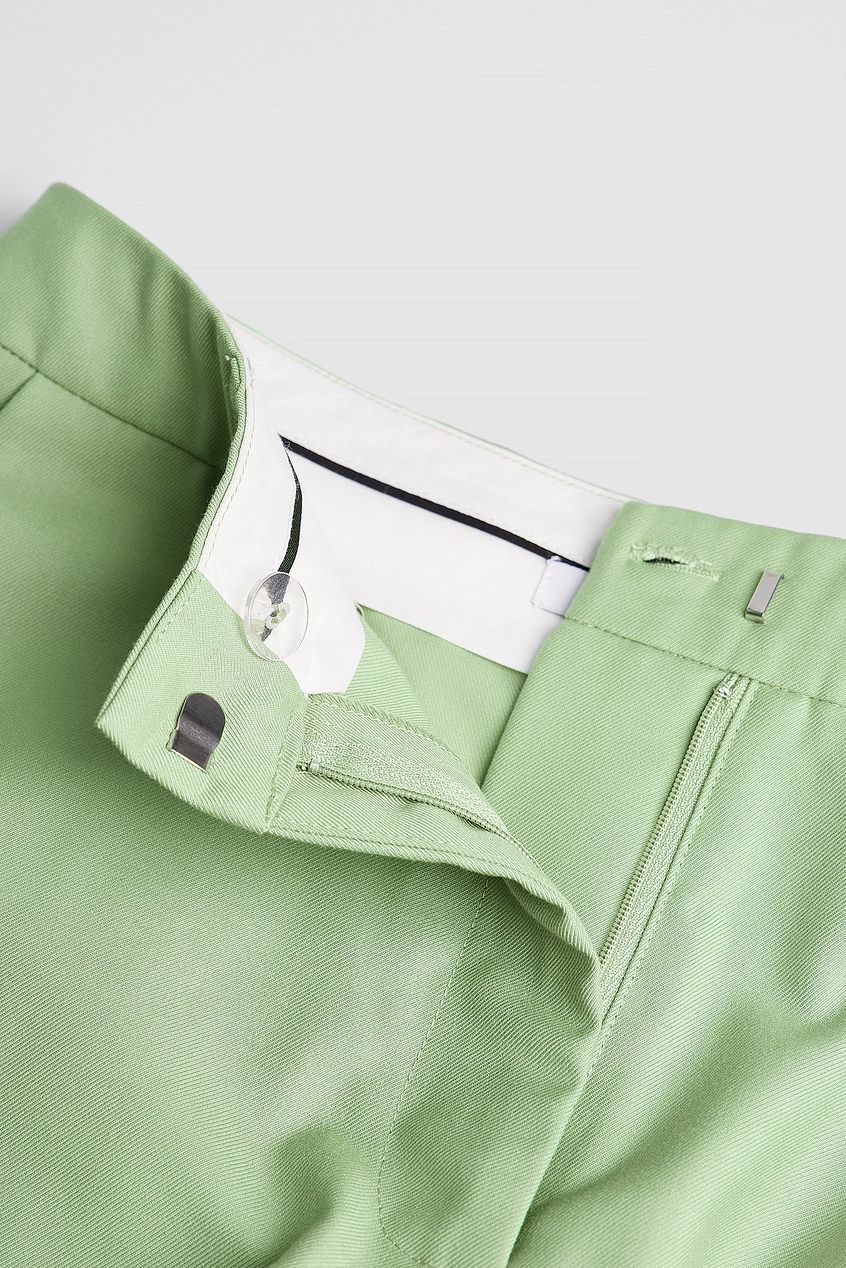 Tailored Straight Leg Suit Pants