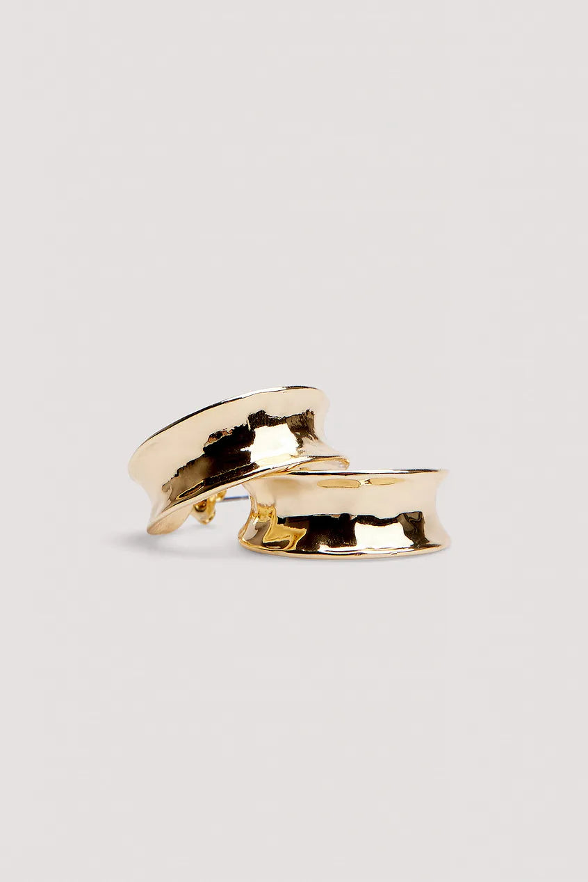 Wide Hoops - Gold