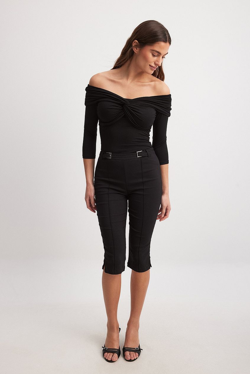 Off Shoulder Twisted Top