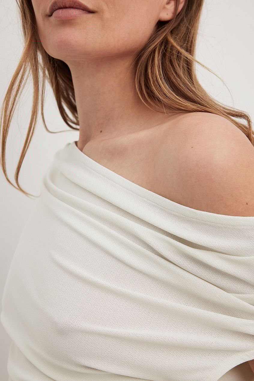 One Shoulder Jersey Top