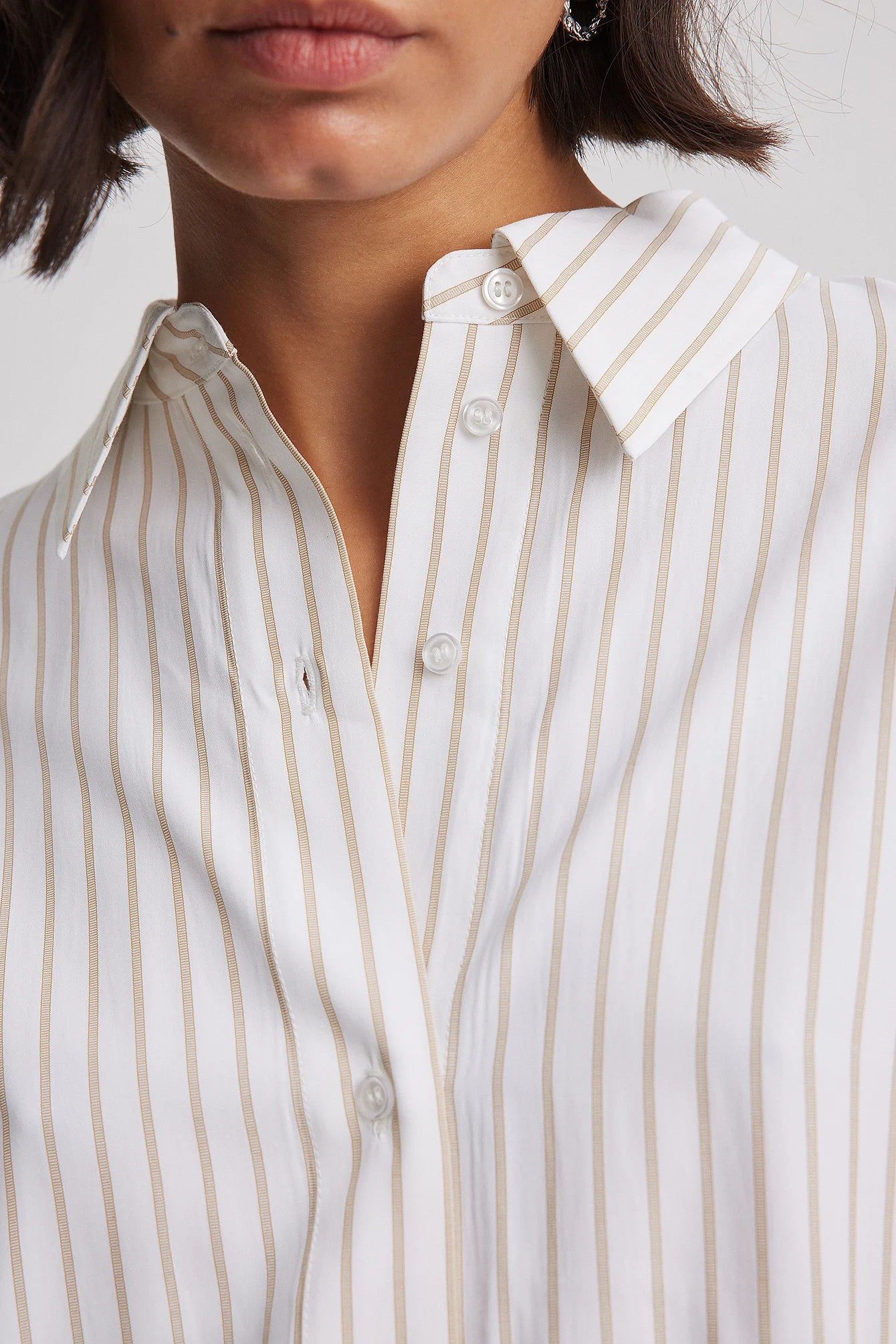 Oversized Striped Shirt