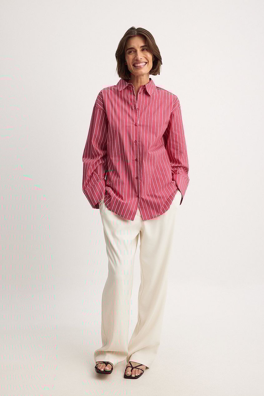 Oversized Striped Shirt