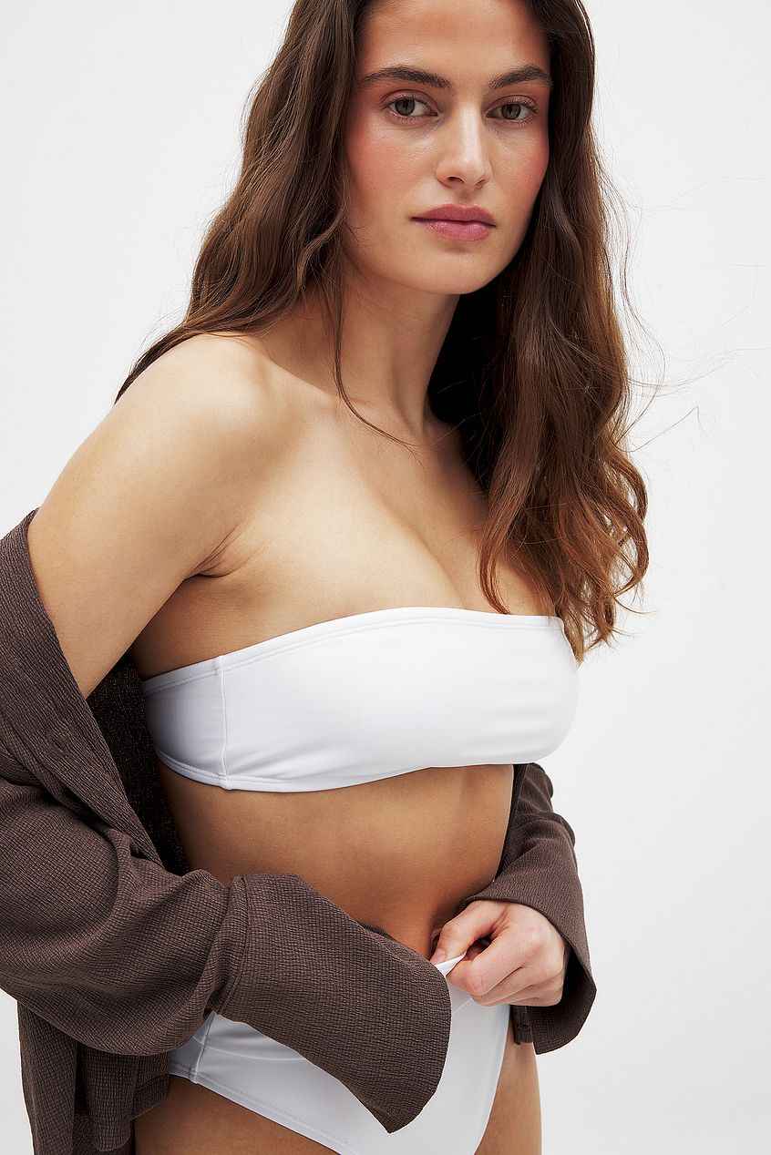 Na-kd Padded bandeau bikini Top