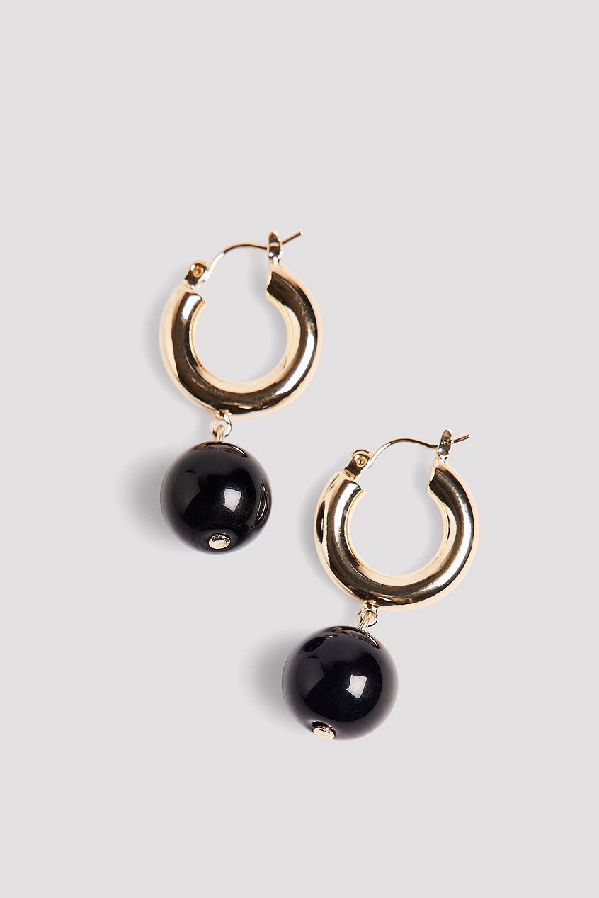 Pearl Hoop Earrings