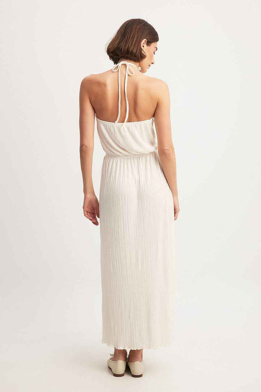 Na-kd - Pleated Flowy Midi Dress