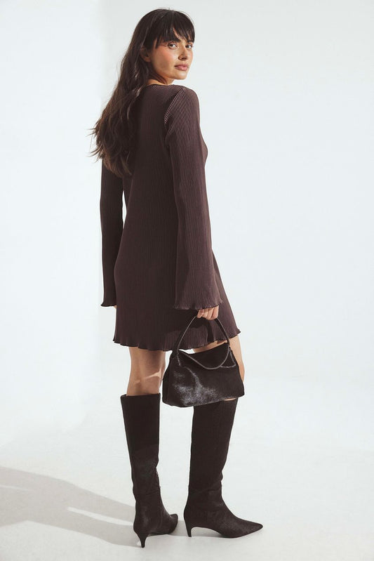 Na-kd Pleated Mini dress