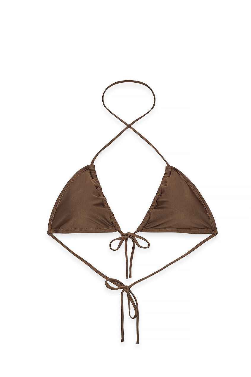 Na-kd Reverse Triangle Knot Bikini Top