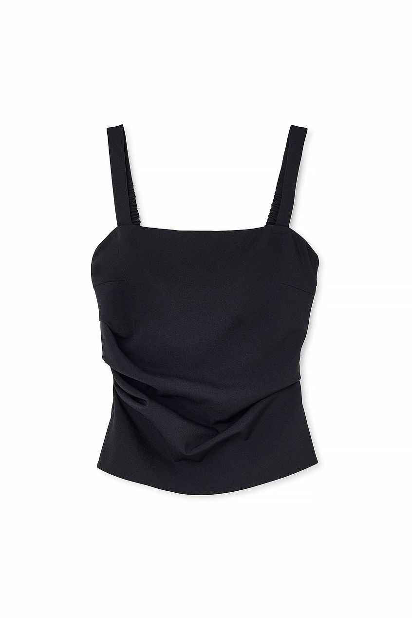 Na-kd Ruched Waist Tailored Singlet