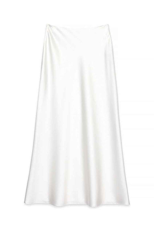 NA-KD Satin Midi Skirt