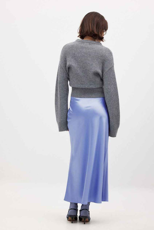 Na-kd Satin Midi Skirt