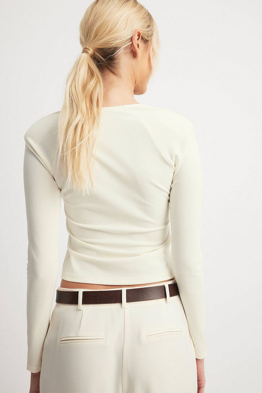 Sharp Shoulder Top