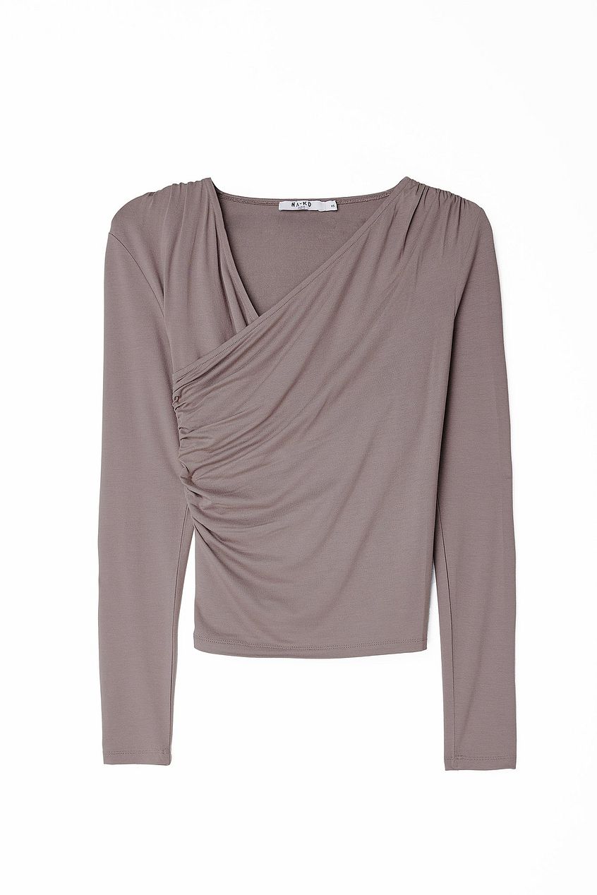 Soft Line Draped Top