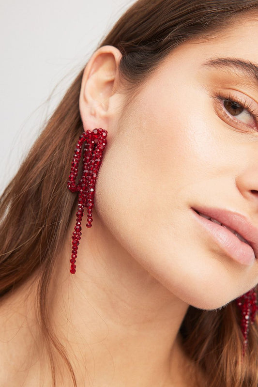 Sparkling Bow Earrings