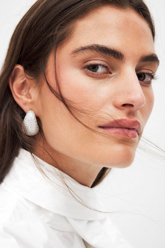 Strass Teardrop Earrings