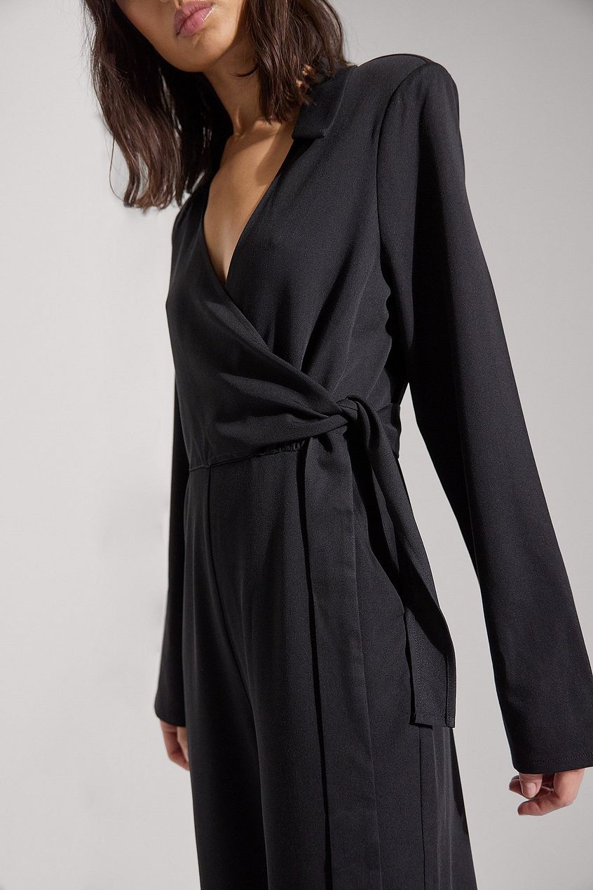 Tie Detail Waist Jumpsuit
