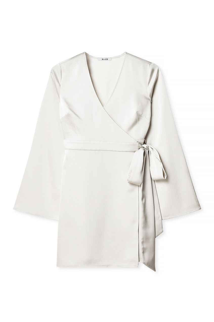 Na-kd Tie Waist Flowy Mini Dress