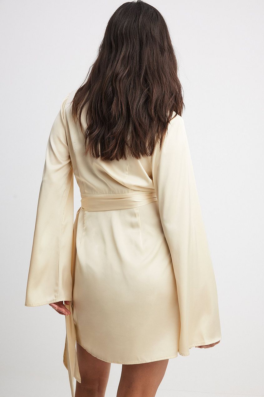 Tie Waist Flowy Mini Dress